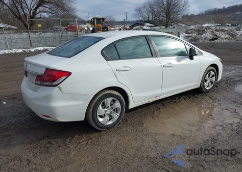 2014 Honda Civic Lx z USA, uszkodzony, nr VIN 2HGFB2F56EH534885